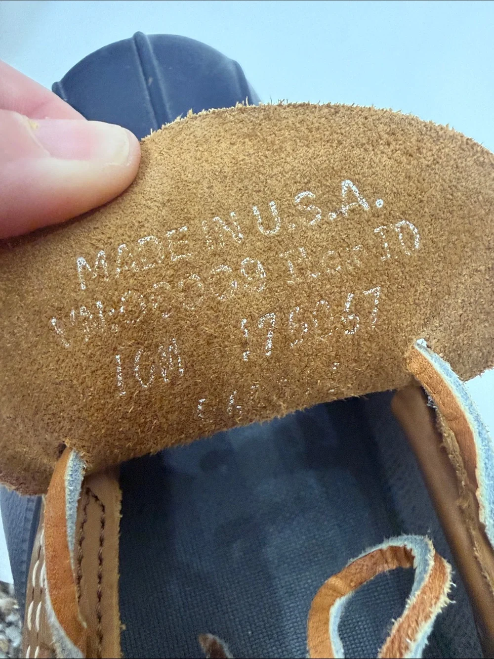 L.L.Bean Women’s Bean Boots  rubber moc Low cut blue size 10 M made in USA